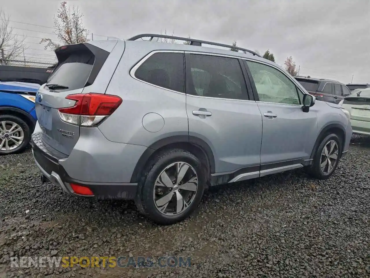 3 fotografías del automóvil dañado JF2SKAXC8MH428917 SUBARU FORESTER 2021