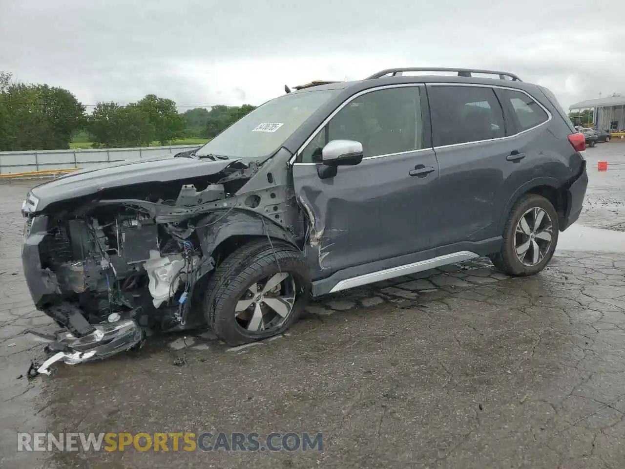 1 Photograph of a damaged car JF2SKAXC8MH467653 SUBARU FORESTER 2021