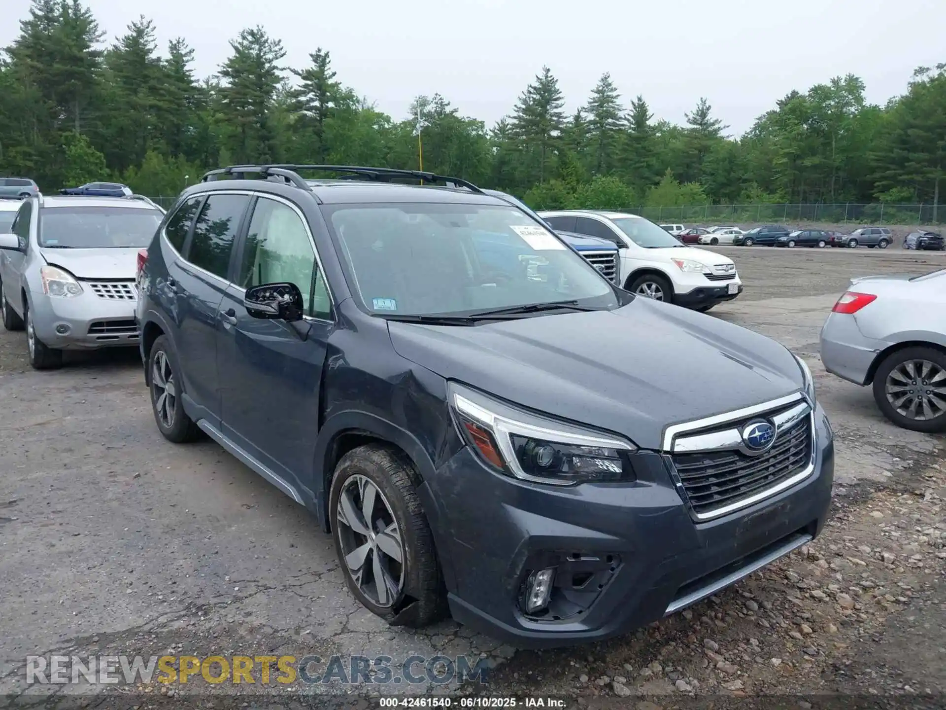 1 Photograph of a damaged car JF2SKAXC8MH477969 SUBARU FORESTER 2021