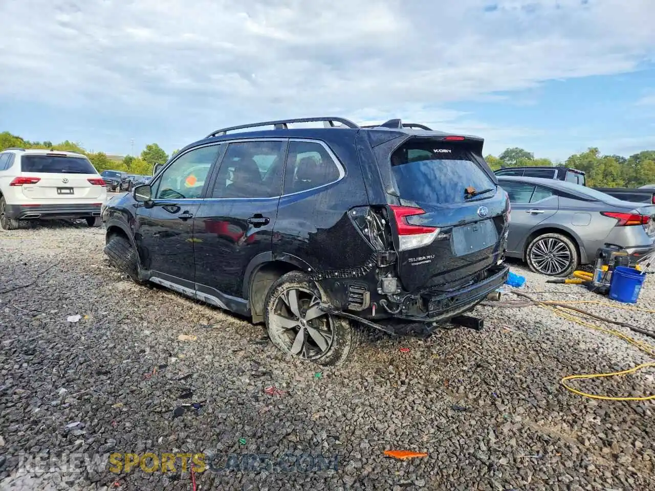 2 fotografías del automóvil dañado JF2SKAXC8MH515135 SUBARU FORESTER 2021