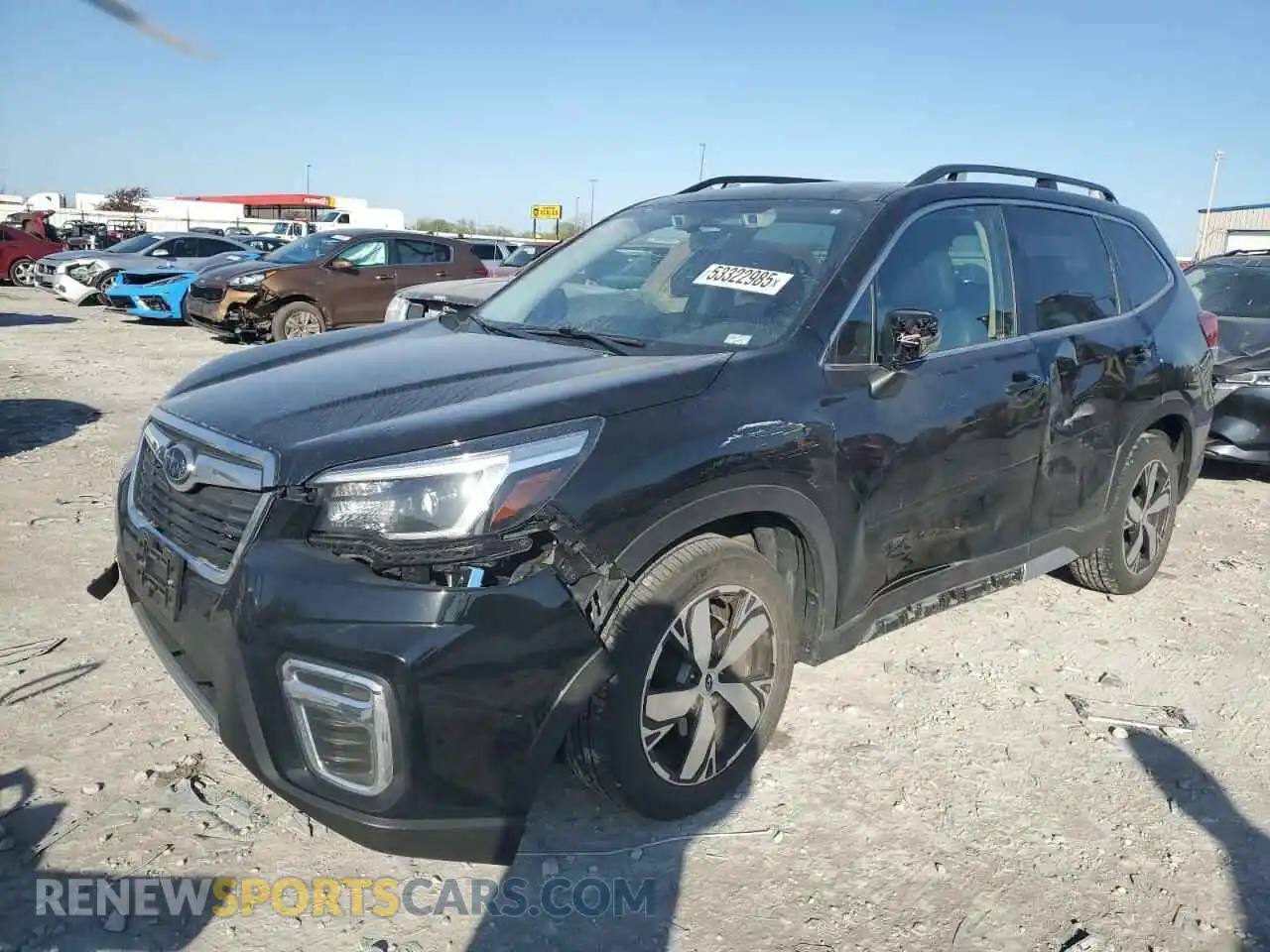 1 Photograph of a damaged car JF2SKAXC8MH526958 SUBARU FORESTER 2021