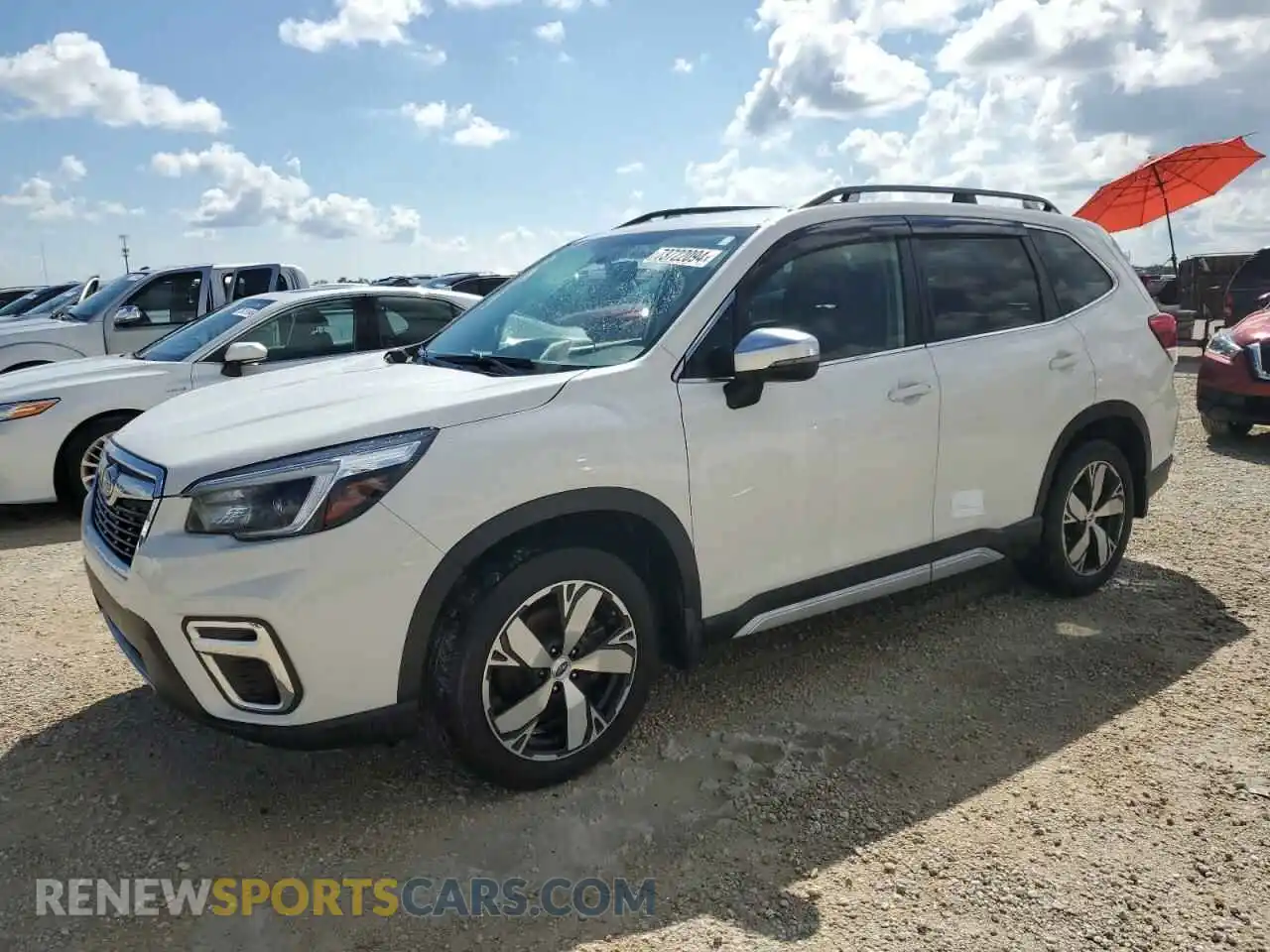 1 Photograph of a damaged car JF2SKAXC8MH558860 SUBARU FORESTER 2021