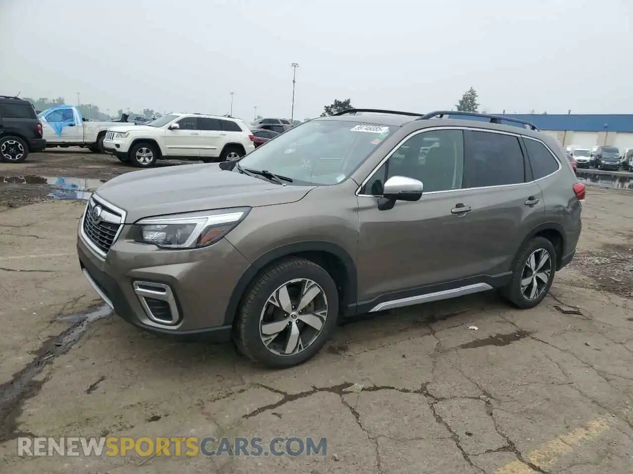1 Photograph of a damaged car JF2SKAXC8MH581815 SUBARU FORESTER 2021