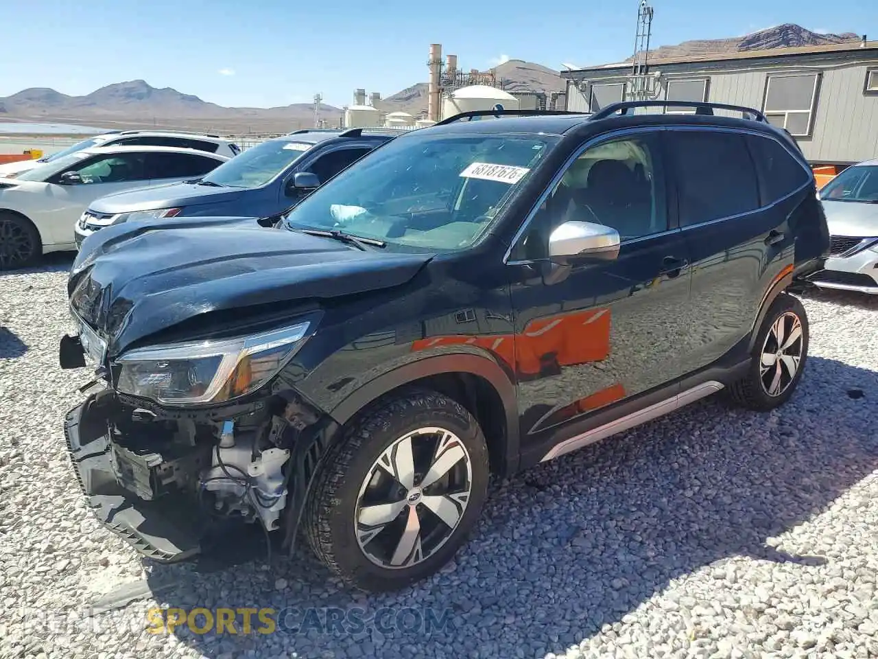 1 Photograph of a damaged car JF2SKAXC9MH422043 SUBARU FORESTER 2021