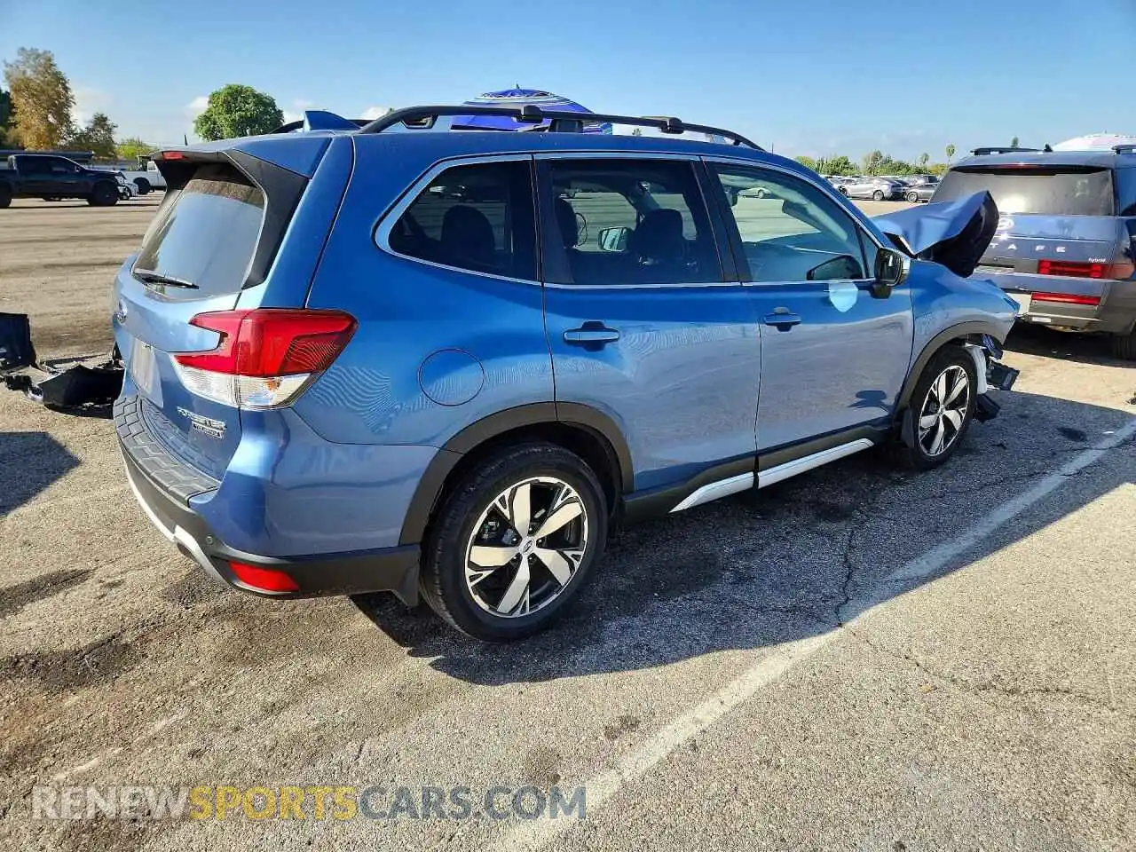 3 fotografías del automóvil dañado JF2SKAXC9MH537421 SUBARU FORESTER 2021