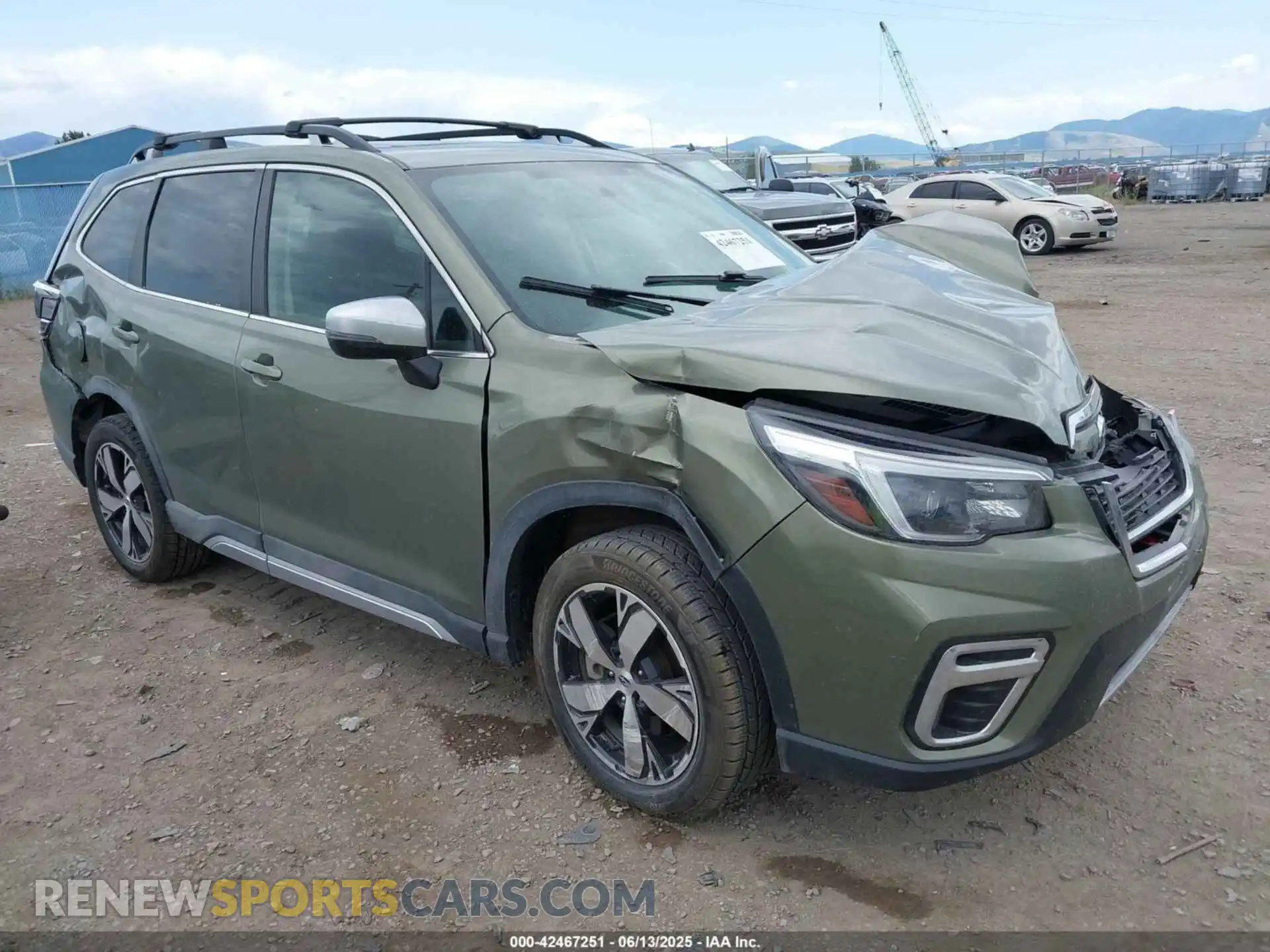 1 Photograph of a damaged car JF2SKAXC9MH540609 SUBARU FORESTER 2021