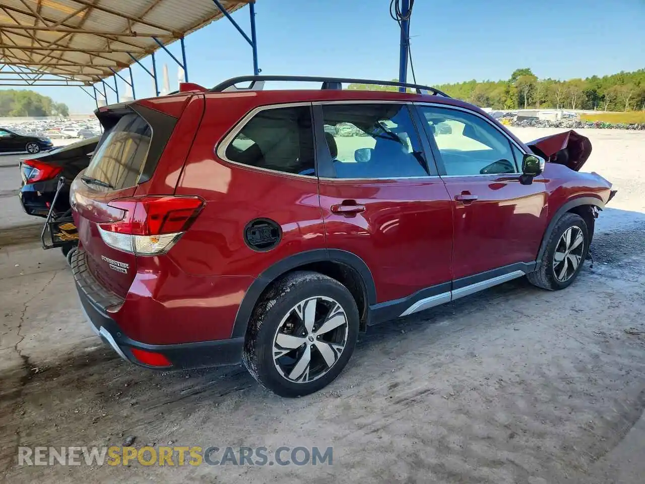 3 fotografías del automóvil dañado JF2SKAXCXMH466522 SUBARU FORESTER 2021