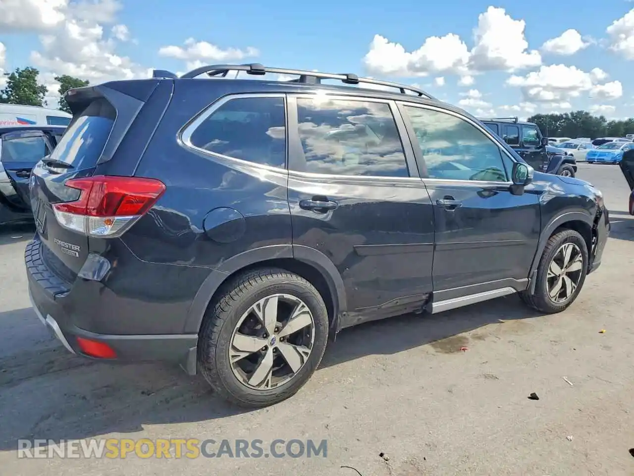 3 fotografías del automóvil dañado JF2SKAXCXMH570069 SUBARU FORESTER 2021