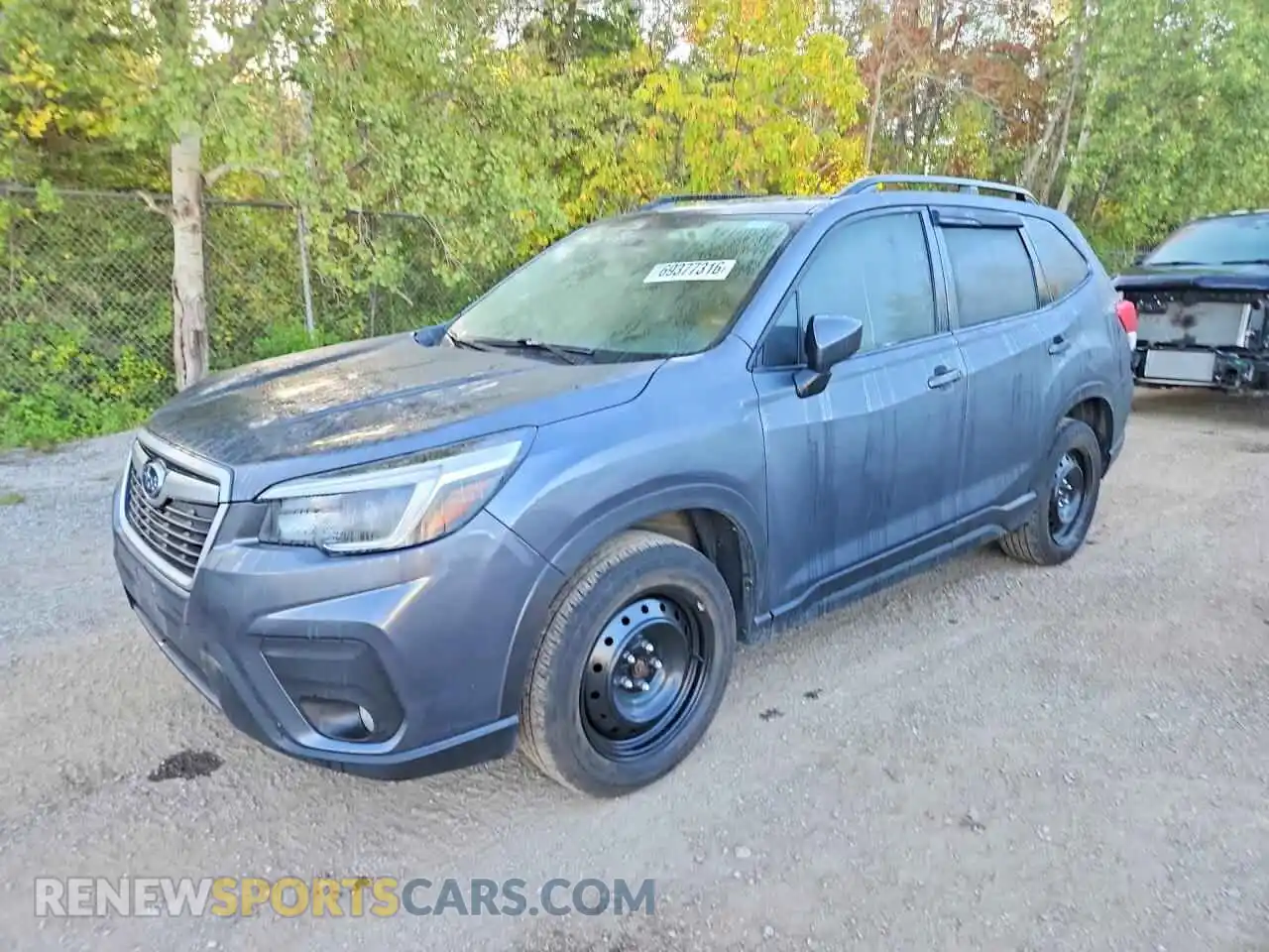 1 fotografías del automóvil dañado JF2SKEJC3MH545983 SUBARU FORESTER 2021