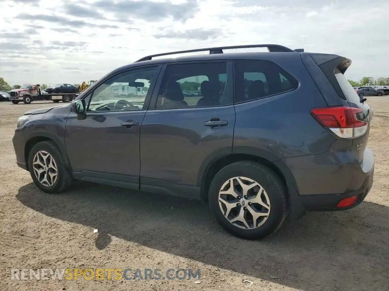 2 fotografías del automóvil dañado JF2SKEJCXMH554499 SUBARU FORESTER 2021