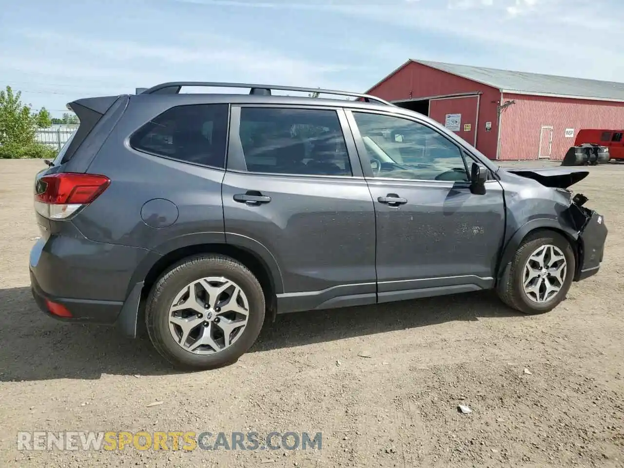 3 fotografías del automóvil dañado JF2SKEJCXMH554499 SUBARU FORESTER 2021