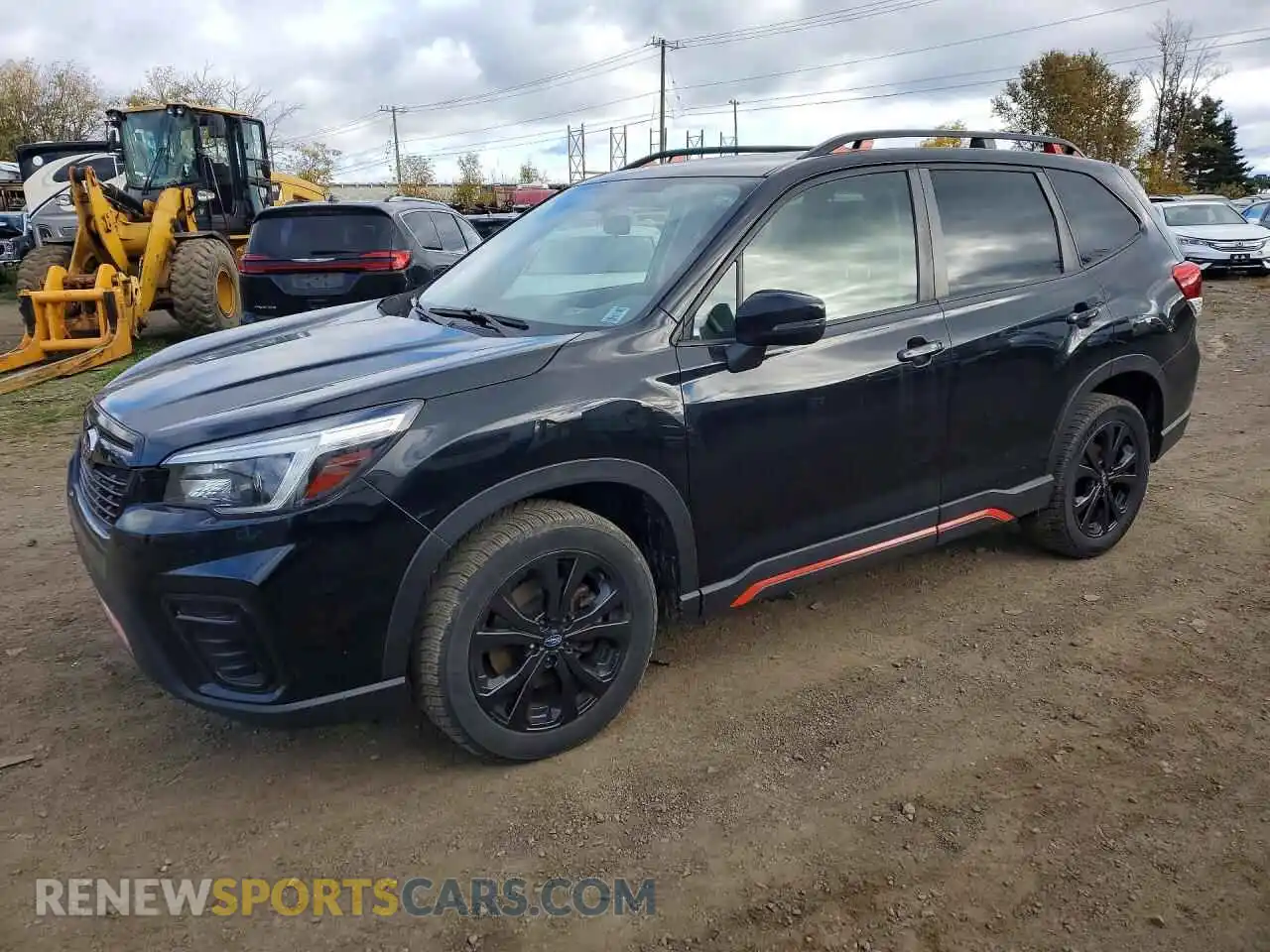 1 fotografías del automóvil dañado JF2SKEMC3MH523378 SUBARU FORESTER 2021