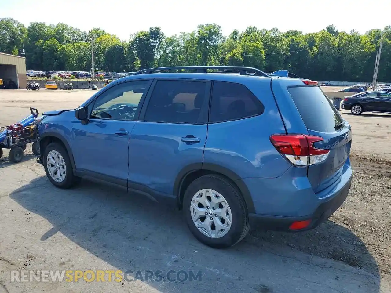 2 fotografías del automóvil dañado JF2SKACC0NH495339 SUBARU FORESTER 2022