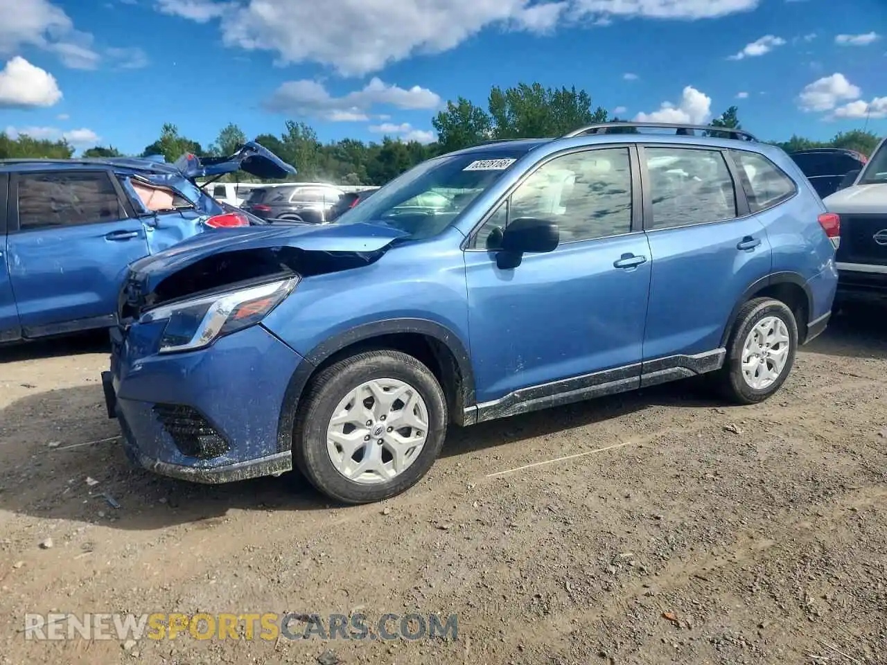 1 fotografías del automóvil dañado JF2SKACC2NH481362 SUBARU FORESTER 2022