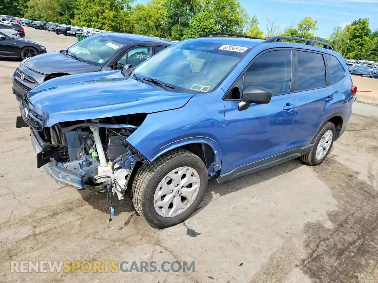 1 Photograph of a damaged car JF2SKACC3NH405343 SUBARU FORESTER 2022