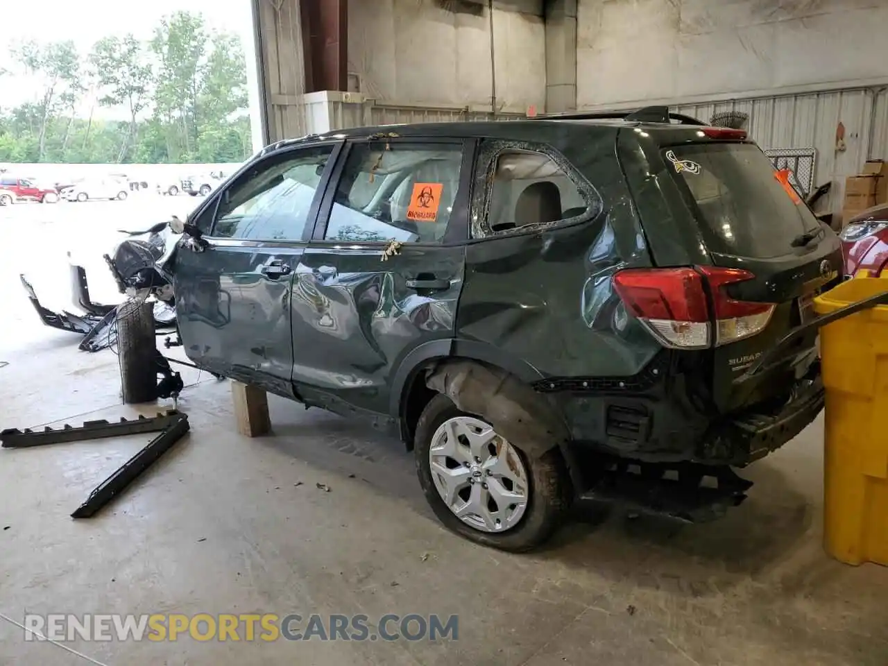 2 Photograph of a damaged car JF2SKACC3NH479068 SUBARU FORESTER 2022