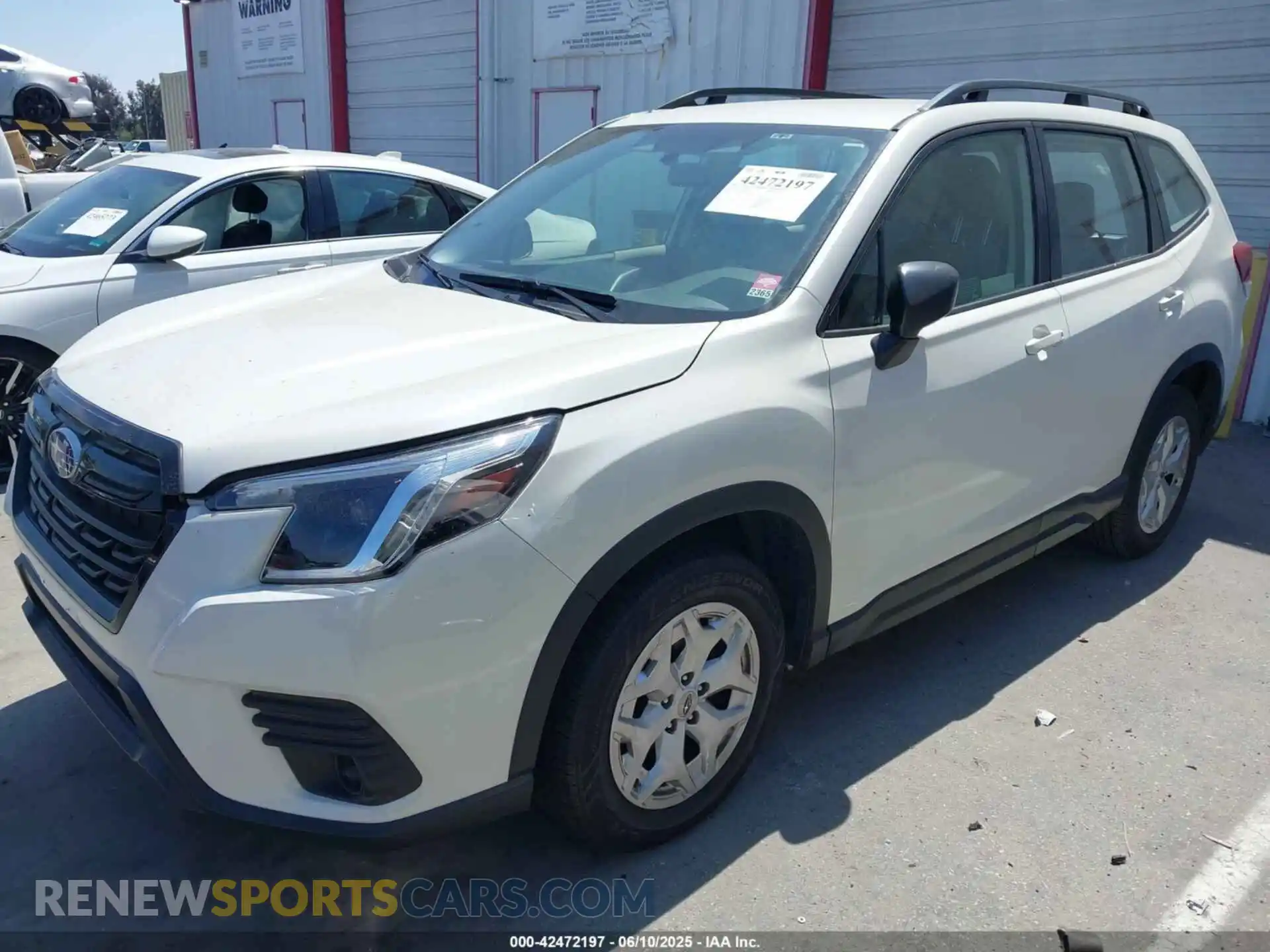 2 Photograph of a damaged car JF2SKACC4NH427237 SUBARU FORESTER 2022