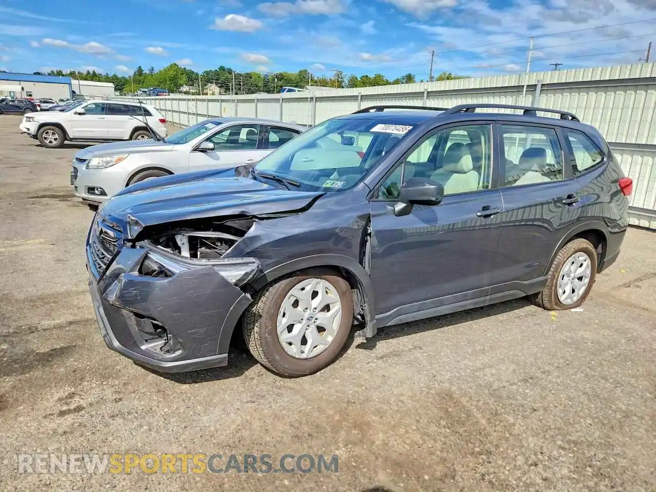 1 fotografías del automóvil dañado JF2SKACC9NH524482 SUBARU FORESTER 2022