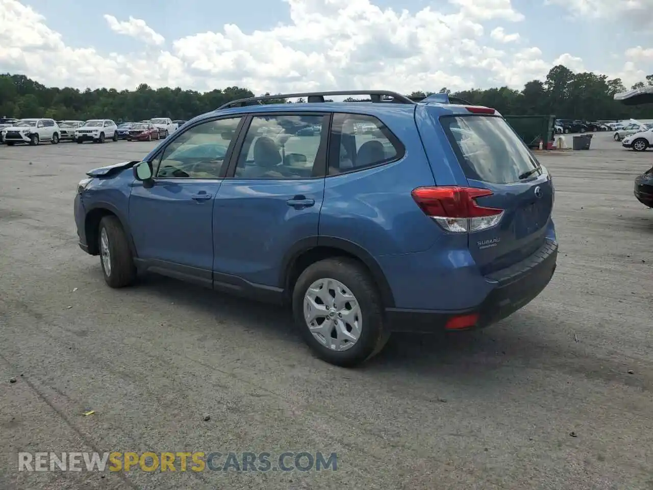2 Photograph of a damaged car JF2SKACCXNH445516 SUBARU FORESTER 2022