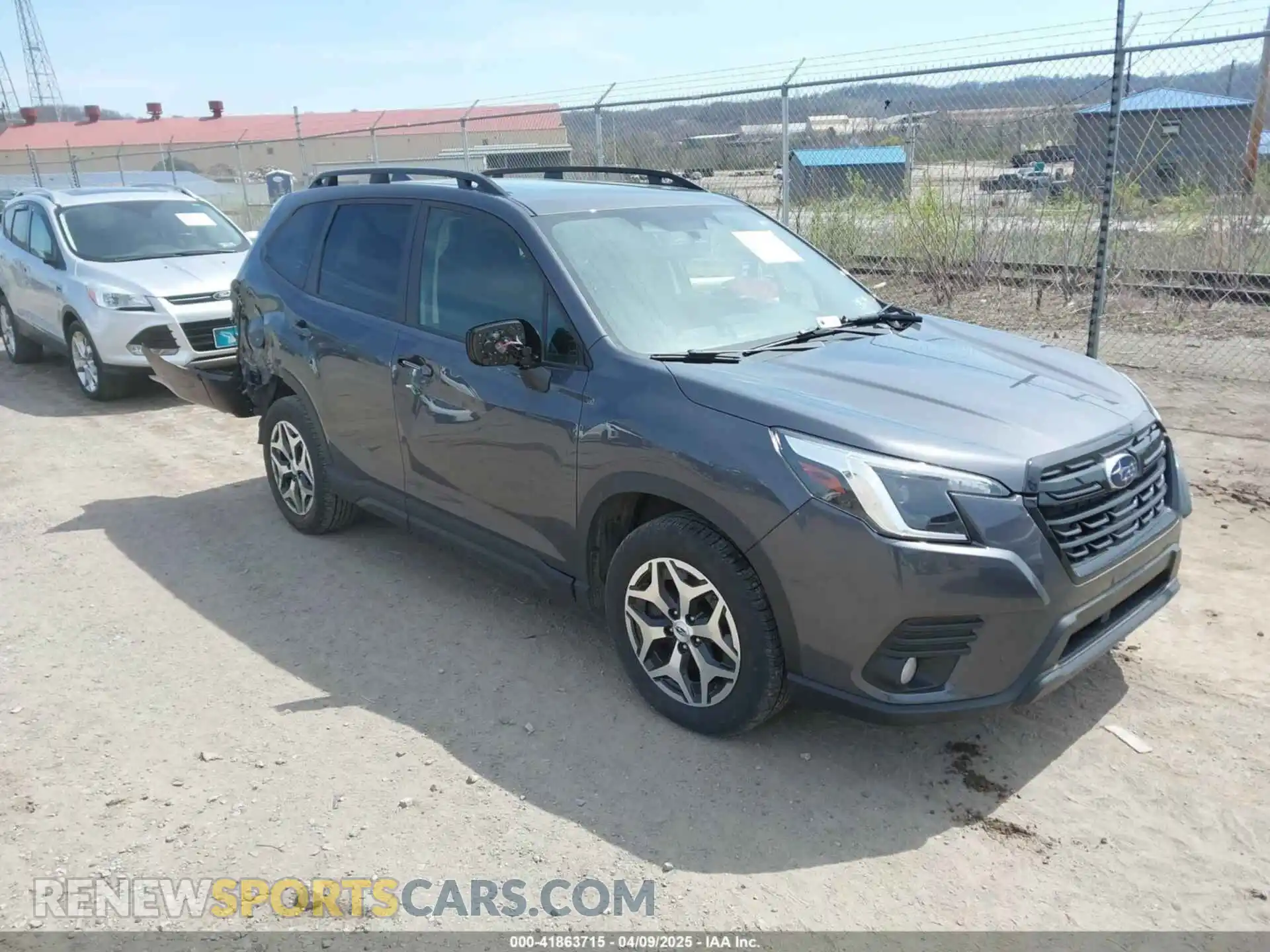 1 Photograph of a damaged car JF2SKADC0NH448357 SUBARU FORESTER 2022
