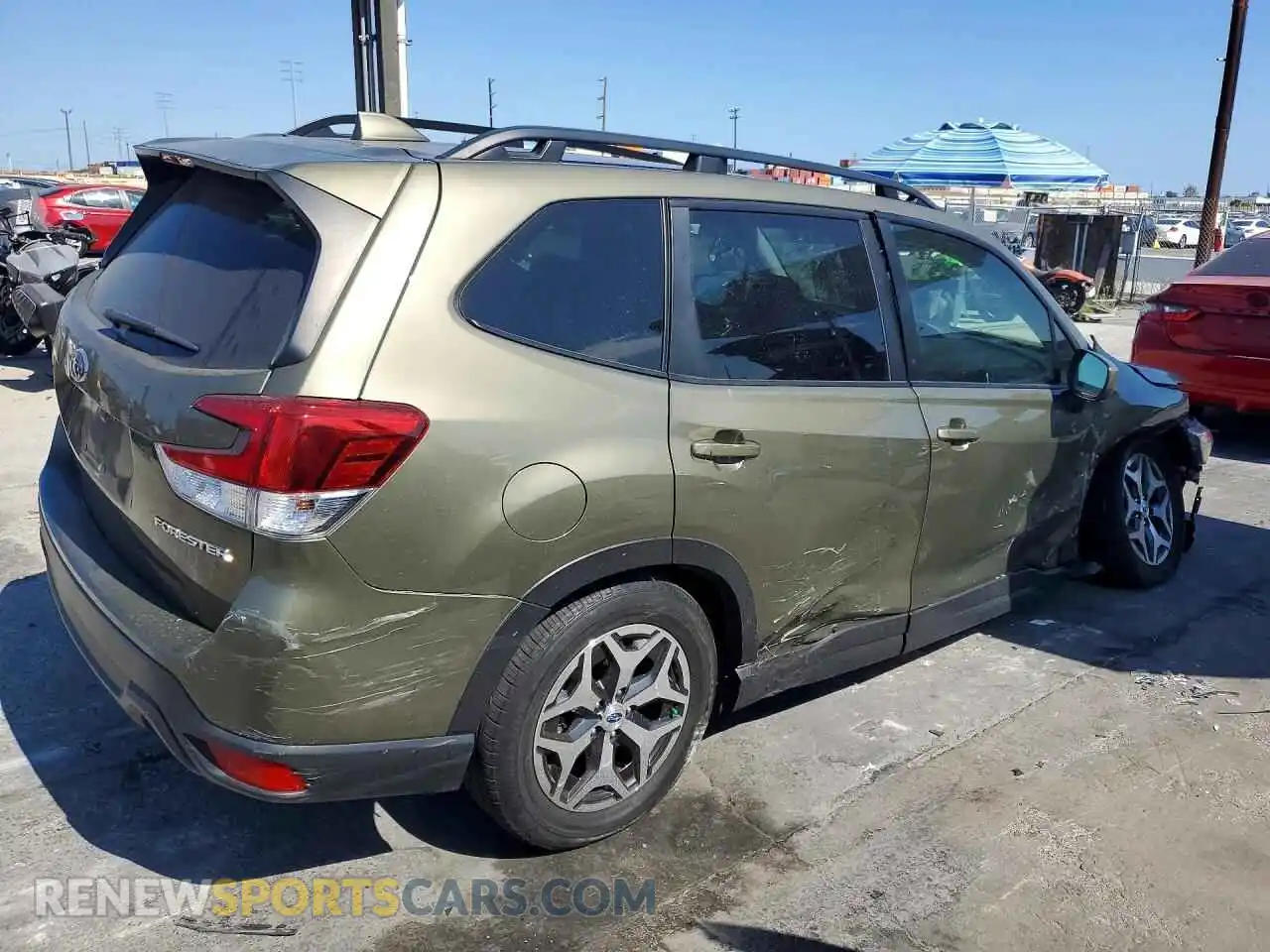 3 Photograph of a damaged car JF2SKADC0NH466227 SUBARU FORESTER 2022