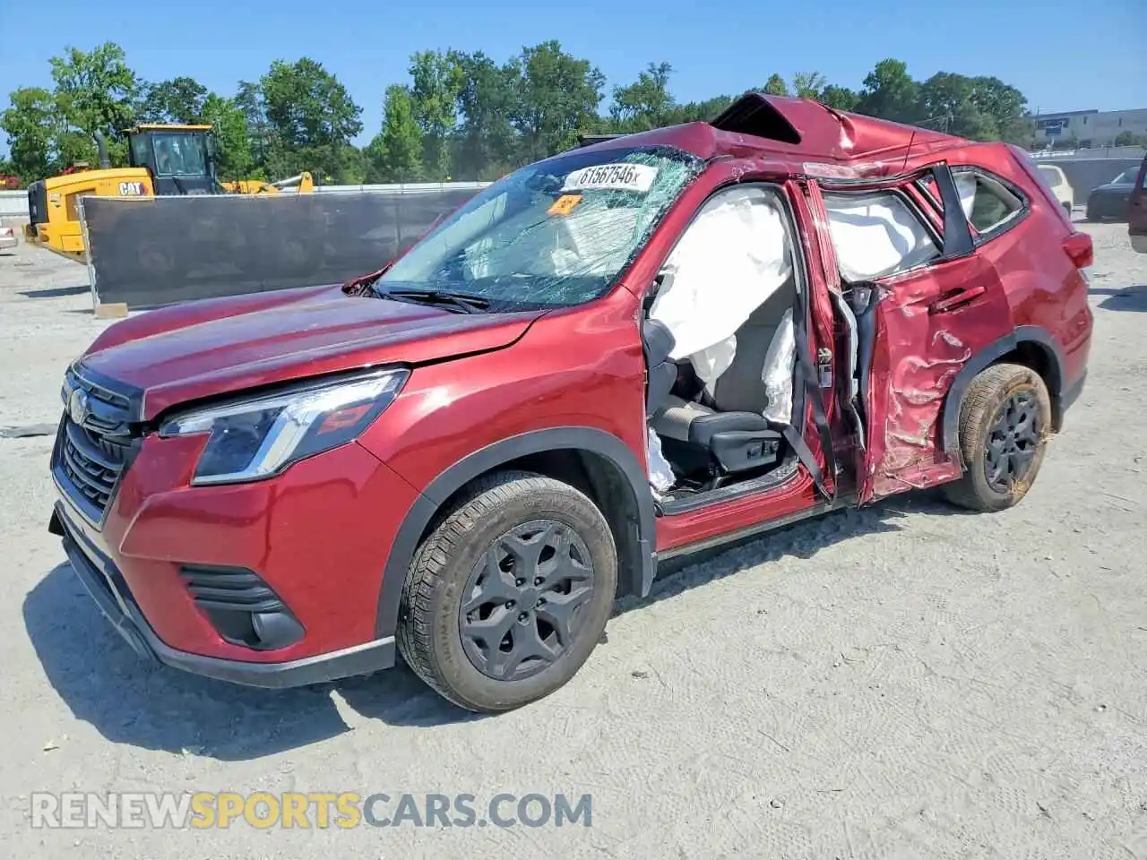 1 Photograph of a damaged car JF2SKADC1NH419692 SUBARU FORESTER 2022