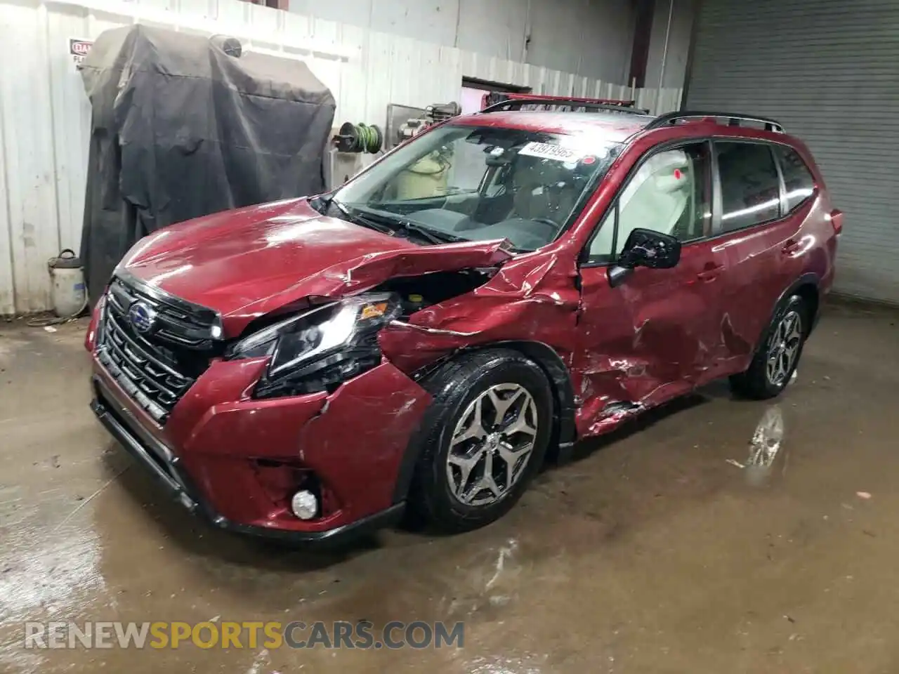 1 Photograph of a damaged car JF2SKADC2NH411200 SUBARU FORESTER 2022