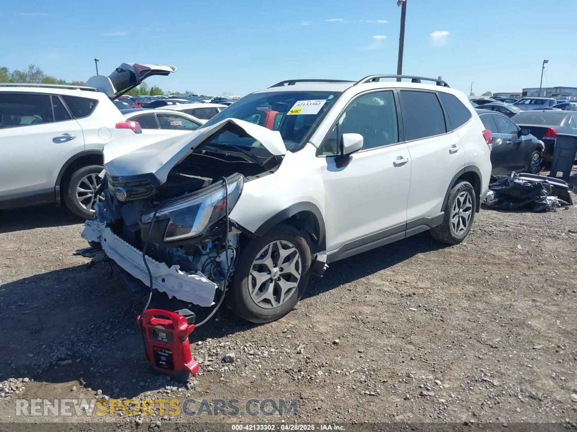 2 Photograph of a damaged car JF2SKADC4NH439676 SUBARU FORESTER 2022