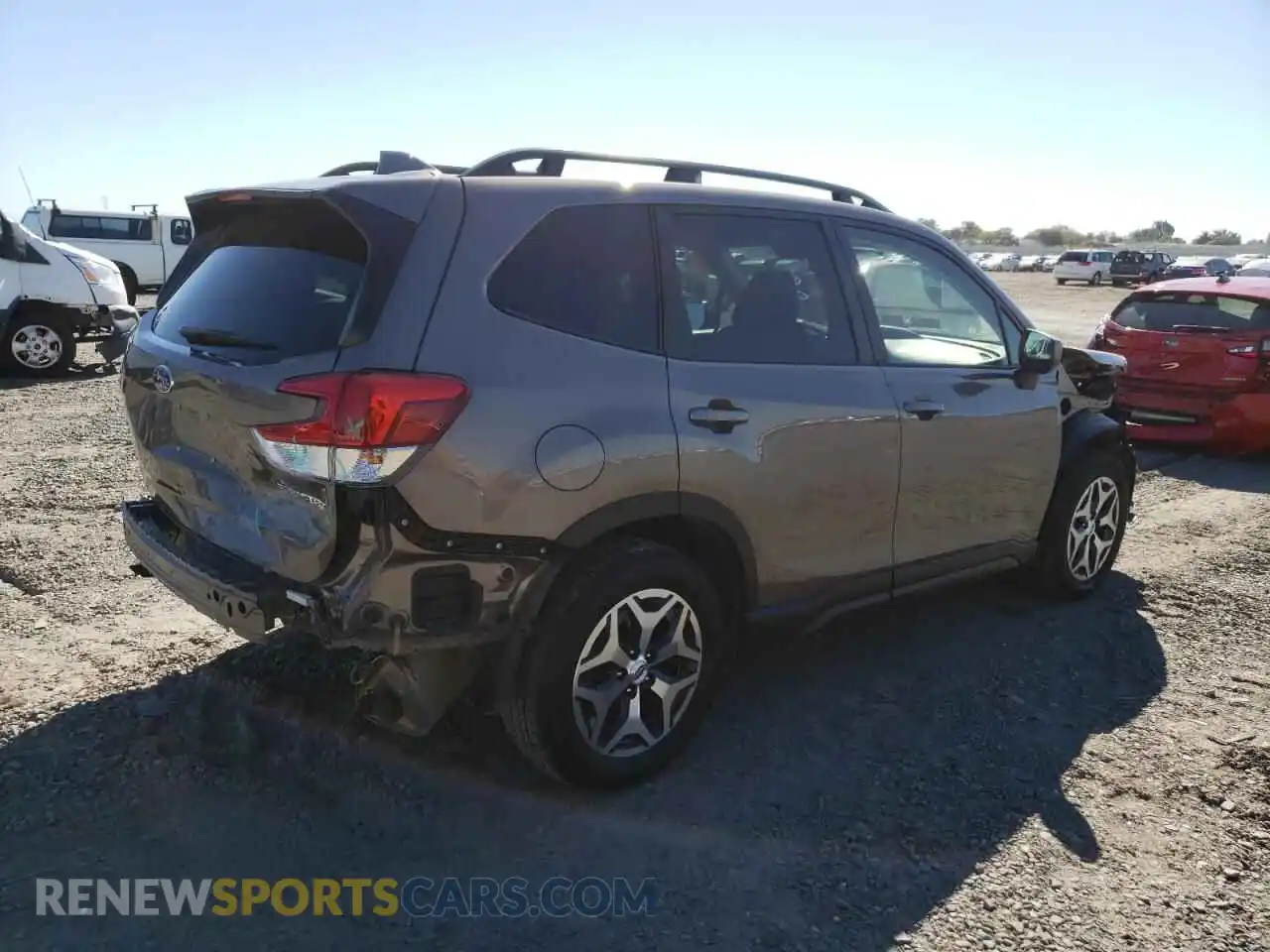3 Photograph of a damaged car JF2SKADC6NH408431 SUBARU FORESTER 2022