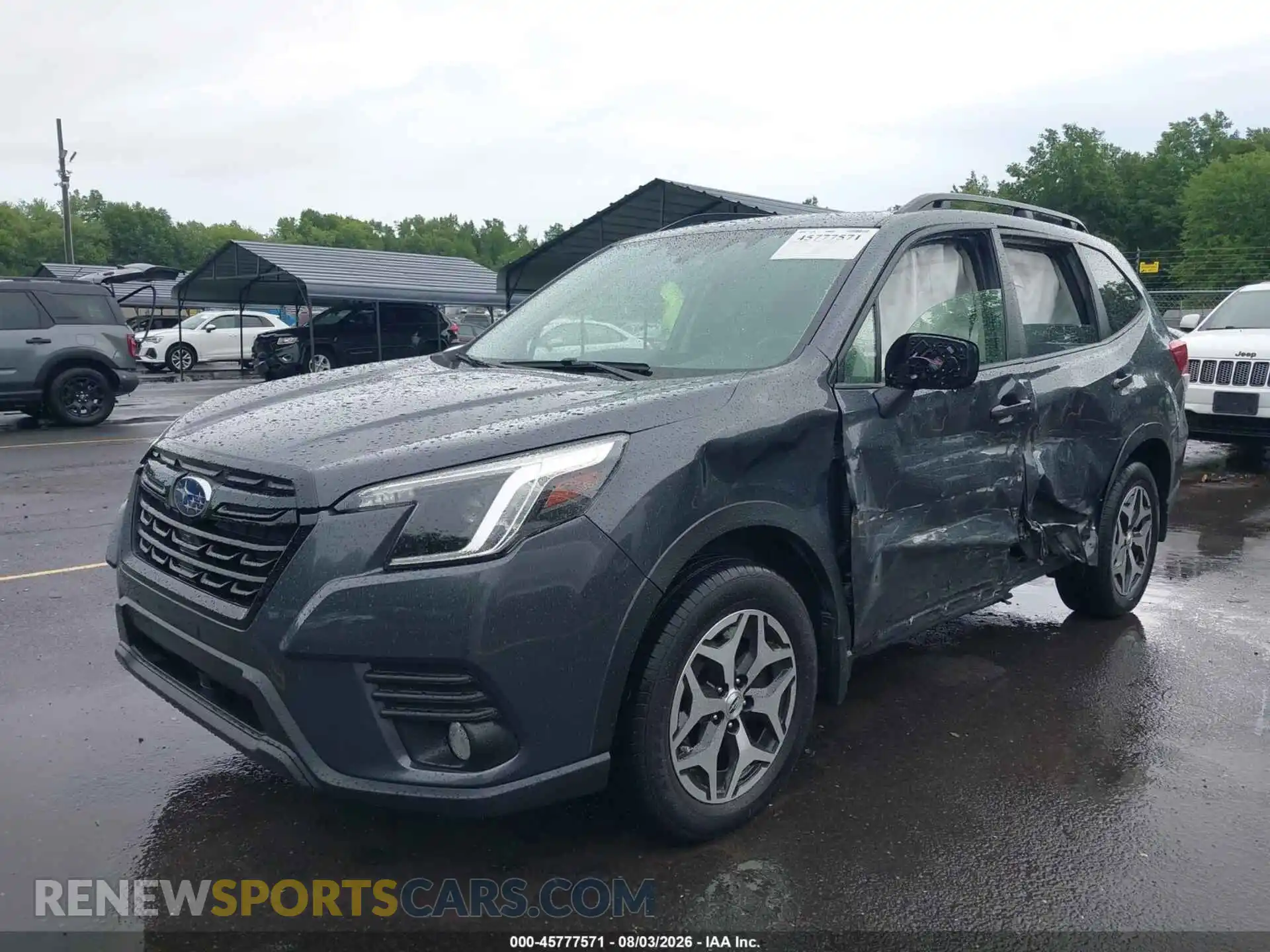 2 Photograph of a damaged car JF2SKADC7NH476740 SUBARU FORESTER 2022