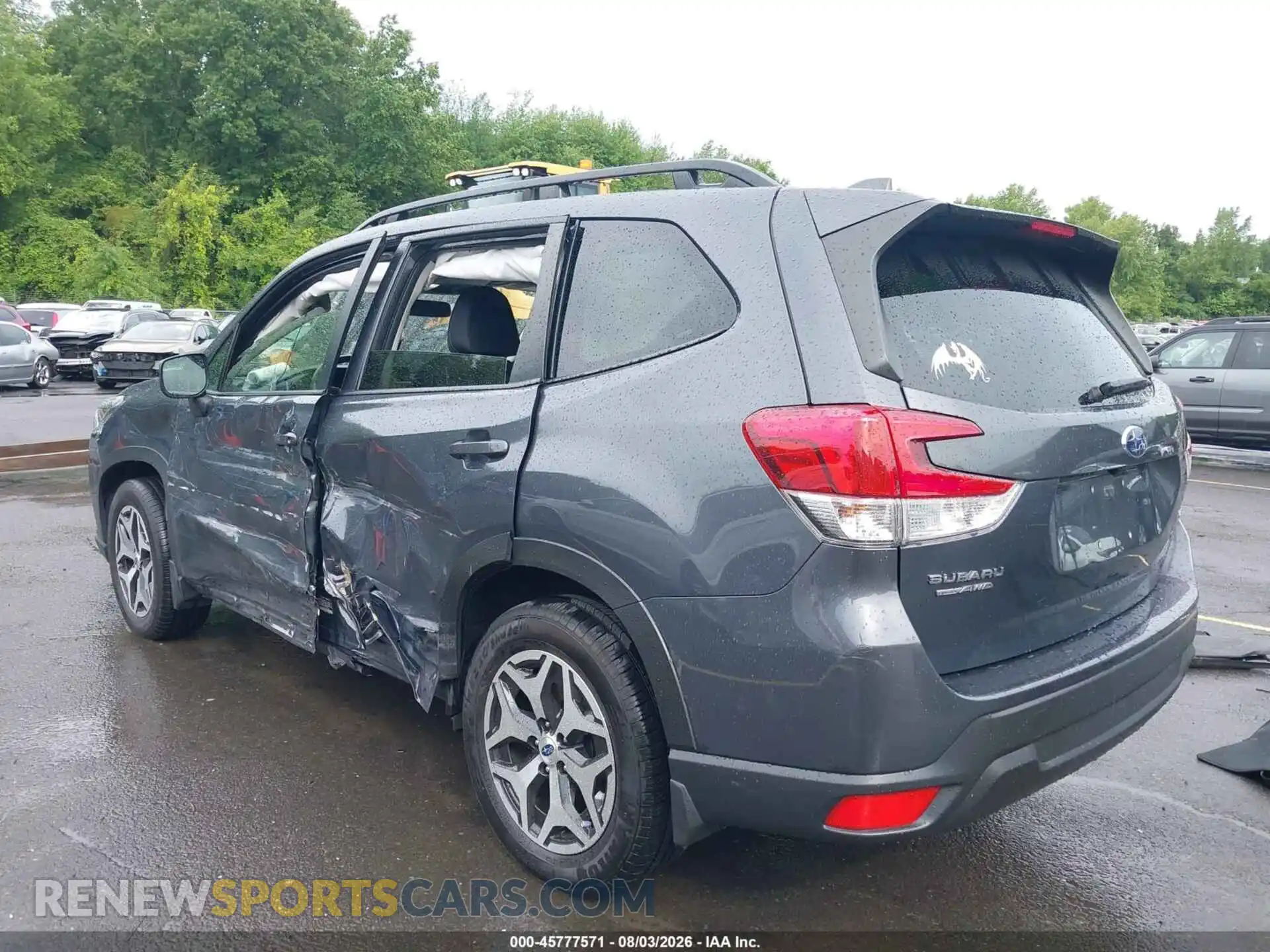 3 Photograph of a damaged car JF2SKADC7NH476740 SUBARU FORESTER 2022