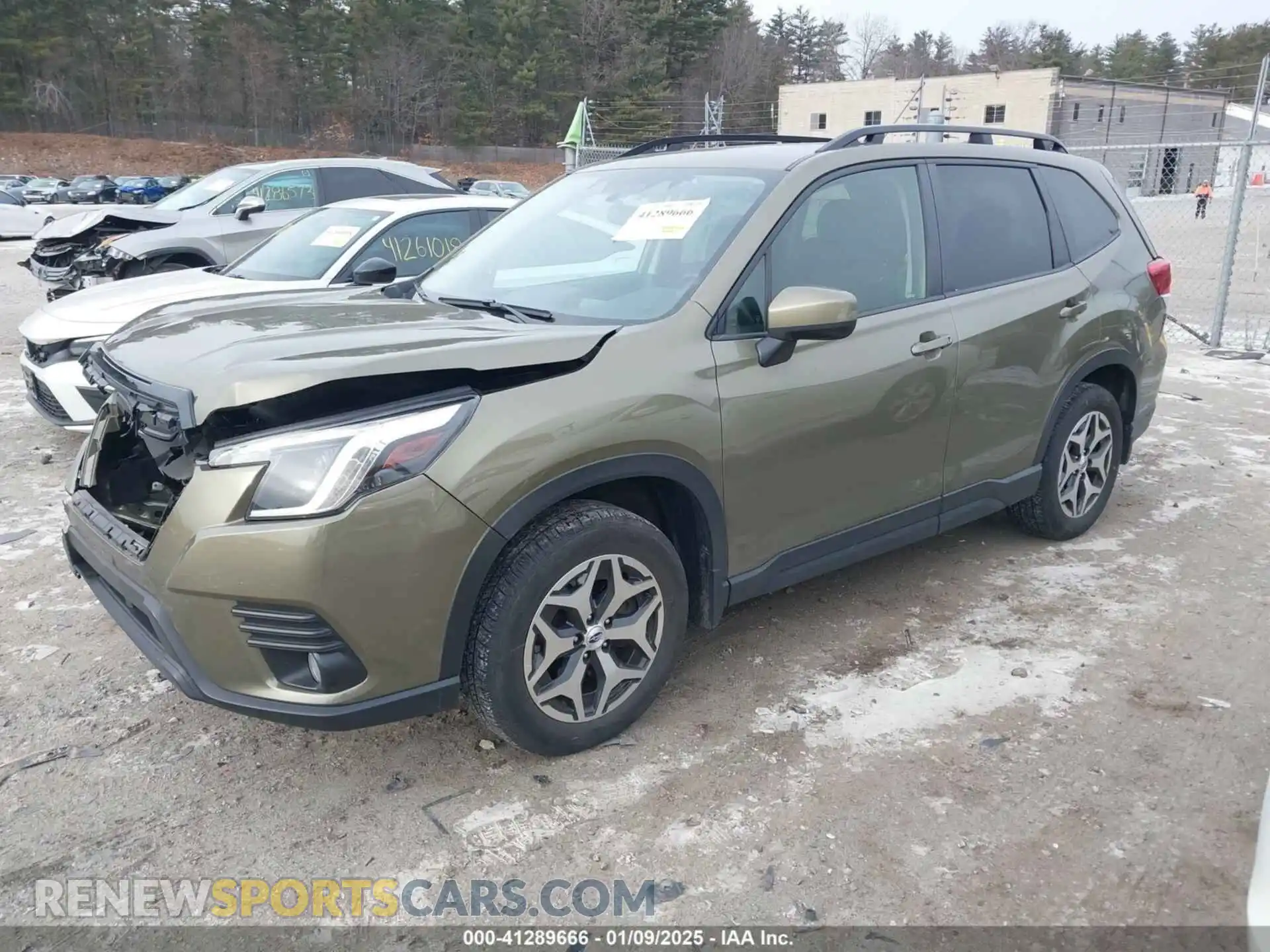 2 Photograph of a damaged car JF2SKAEC0NH432982 SUBARU FORESTER 2022