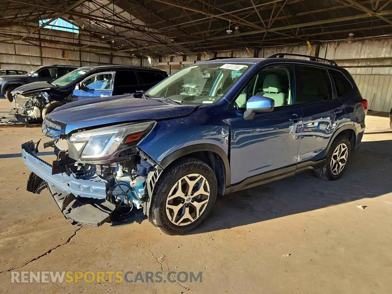 1 Photograph of a damaged car JF2SKAEC1NH460435 SUBARU FORESTER 2022