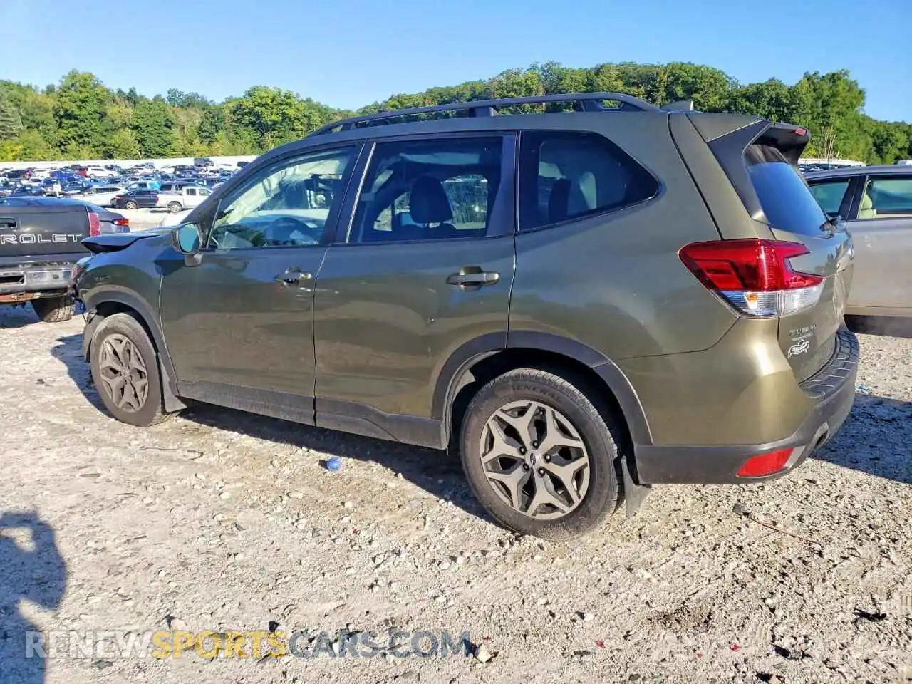 2 Photograph of a damaged car JF2SKAEC3NH435407 SUBARU FORESTER 2022