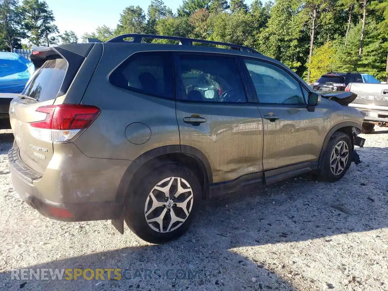 3 Photograph of a damaged car JF2SKAEC3NH435407 SUBARU FORESTER 2022