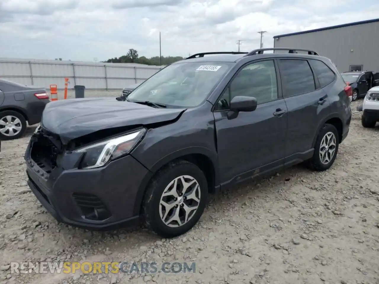 1 Photograph of a damaged car JF2SKAEC4NH486706 SUBARU FORESTER 2022