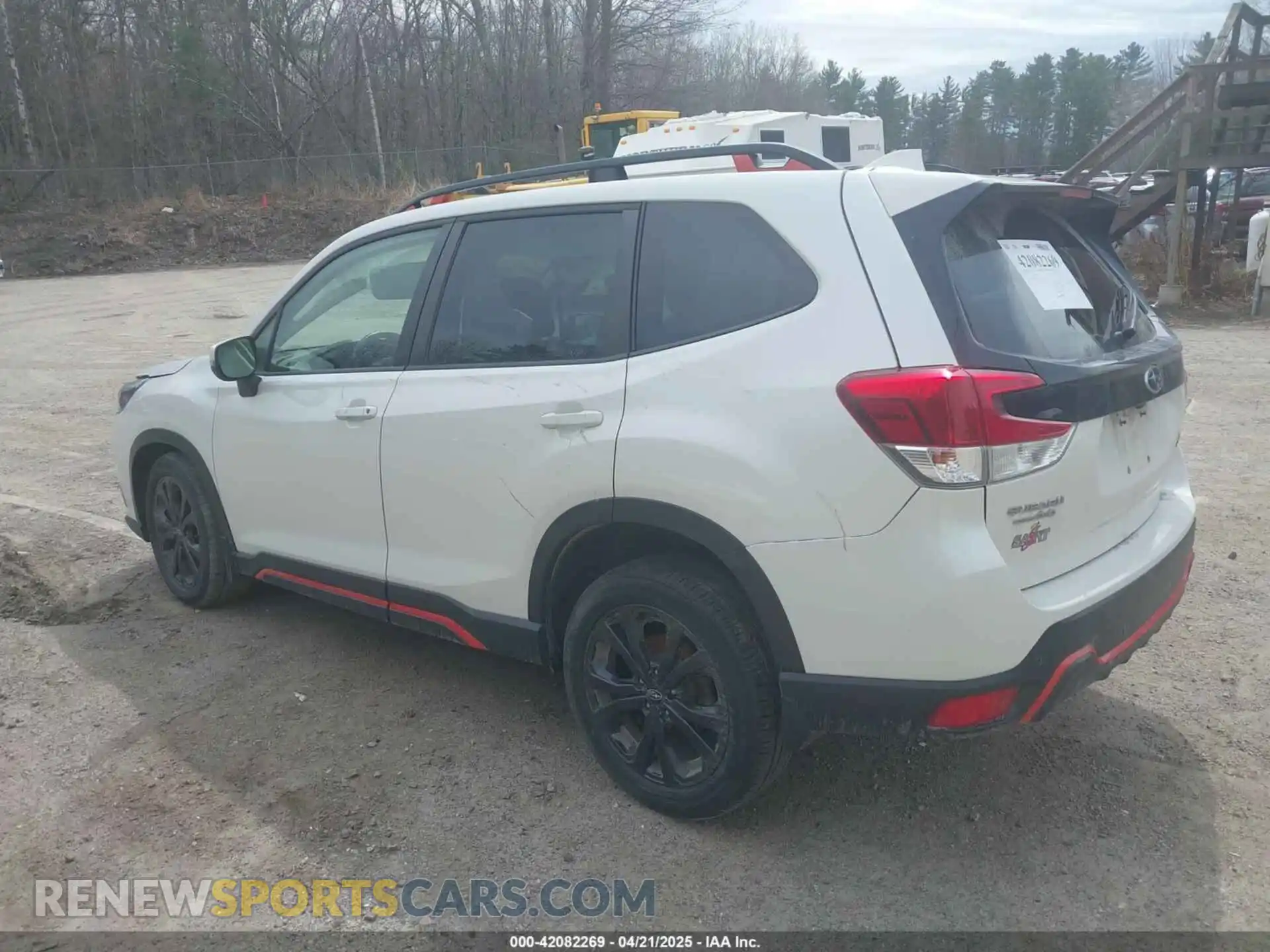 3 fotografías del automóvil dañado JF2SKAJC7NH417319 SUBARU FORESTER 2022