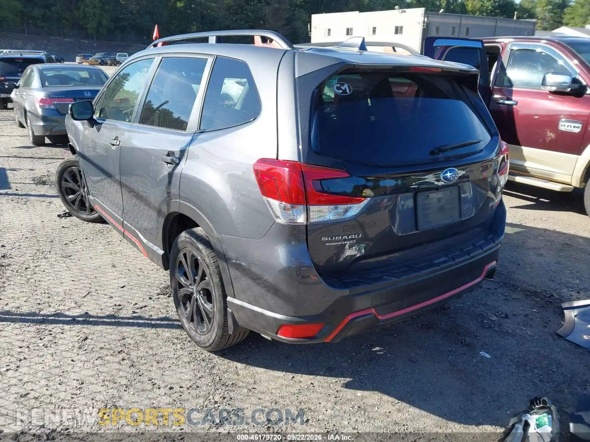 3 Photograph of a damaged car JF2SKAJCXNH463551 SUBARU FORESTER 2022