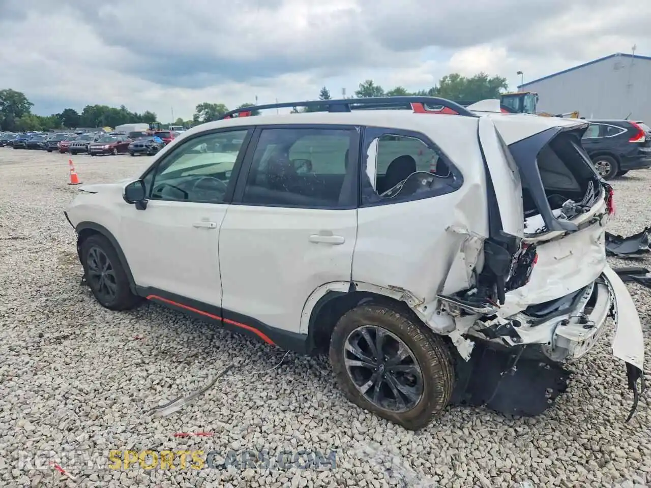 2 Photograph of a damaged car JF2SKAJCXNH506642 SUBARU FORESTER 2022