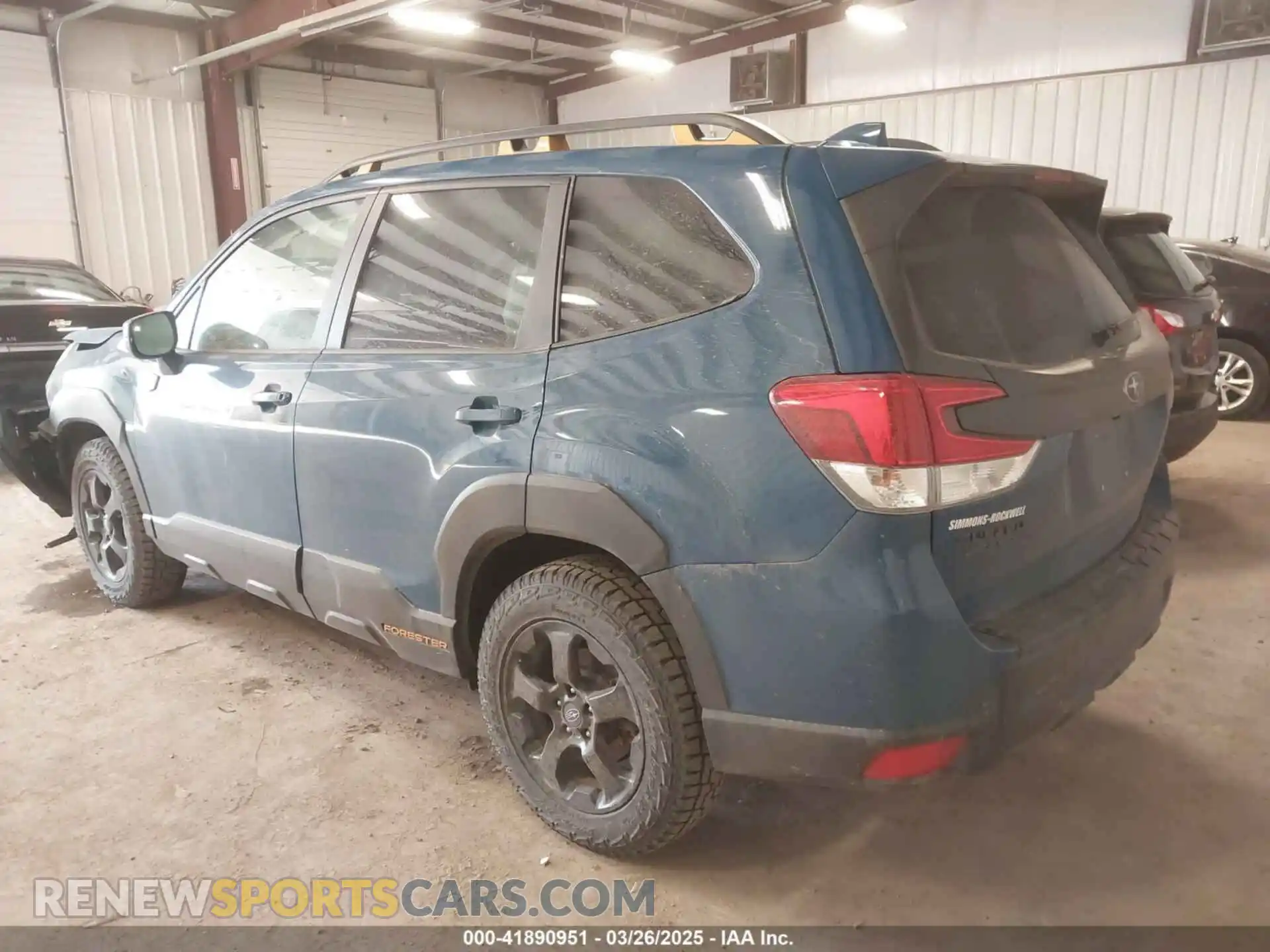 3 Photograph of a damaged car JF2SKALC1NH451897 SUBARU FORESTER 2022