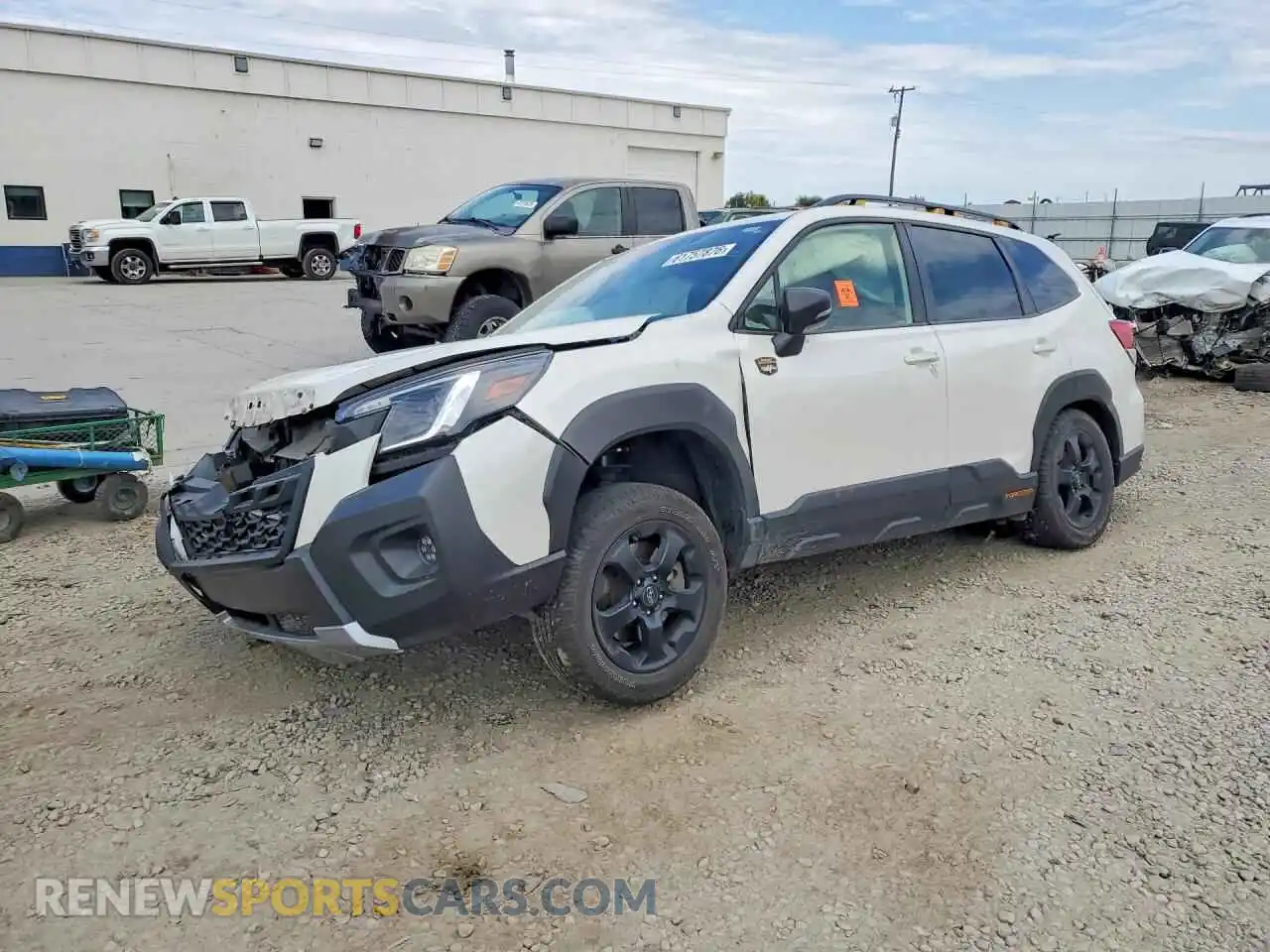 1 Photograph of a damaged car JF2SKALC5NH403576 SUBARU FORESTER 2022