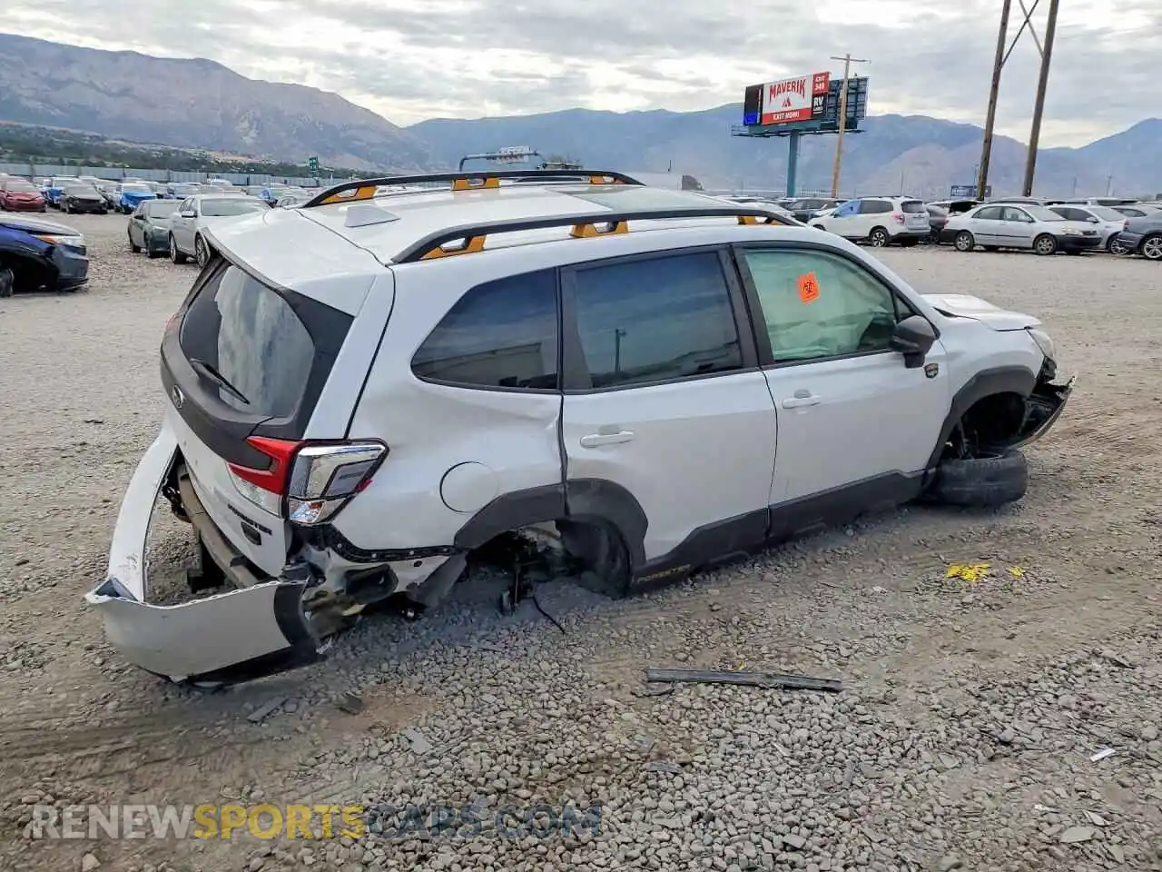 3 Photograph of a damaged car JF2SKALC5NH403576 SUBARU FORESTER 2022