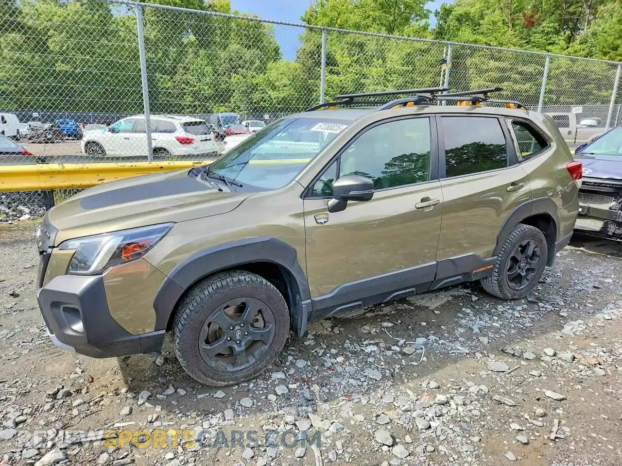 1 fotografías del automóvil dañado JF2SKAMC0NH436404 SUBARU FORESTER 2022