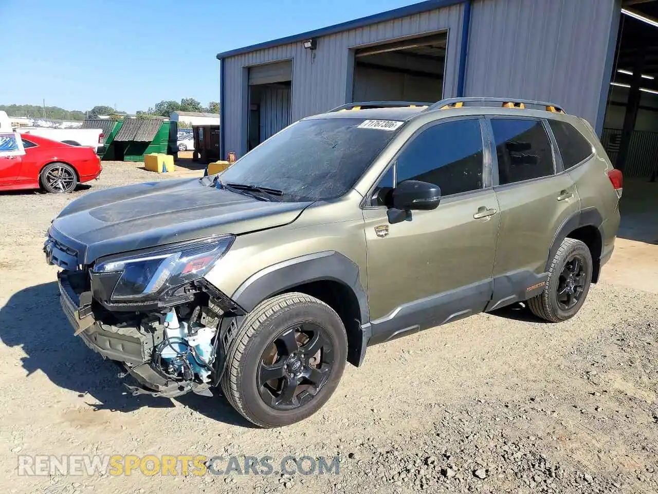 1 Photograph of a damaged car JF2SKAMC0NH484677 SUBARU FORESTER 2022