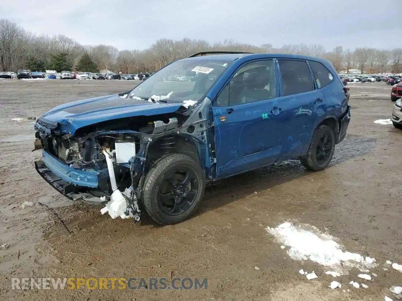 1 Photograph of a damaged car JF2SKAMC0NH488566 SUBARU FORESTER 2022