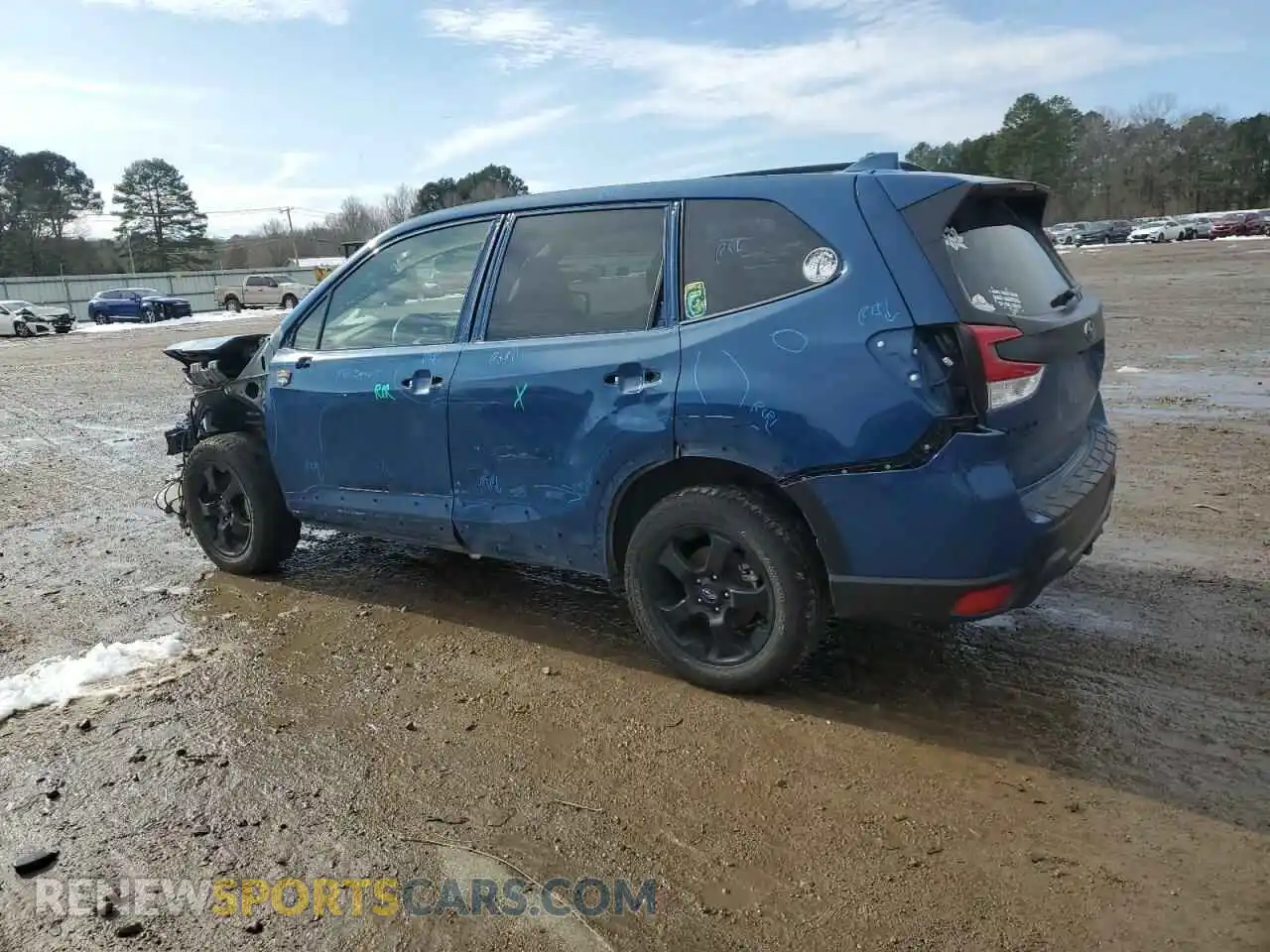 2 Photograph of a damaged car JF2SKAMC0NH488566 SUBARU FORESTER 2022