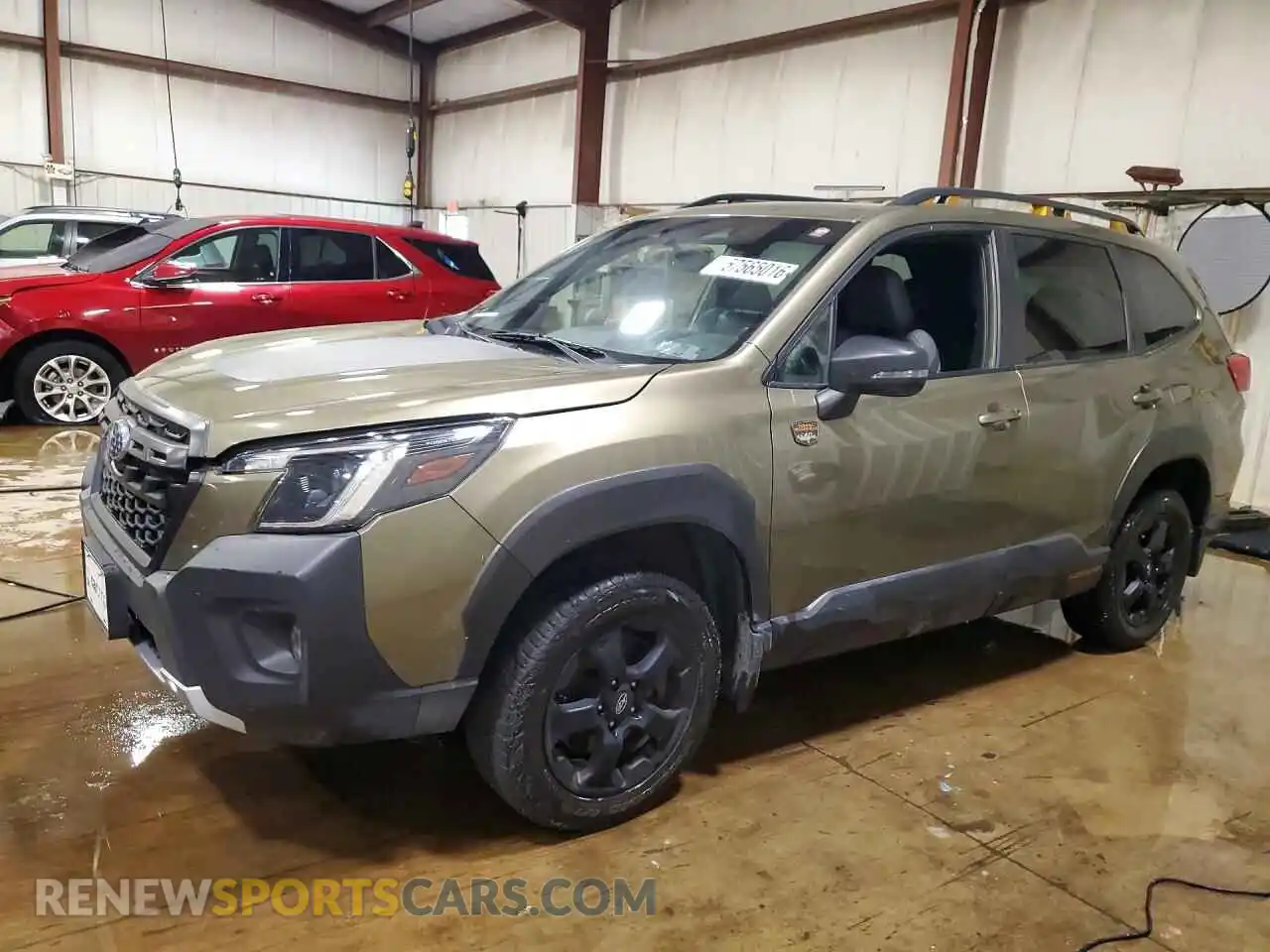 1 Photograph of a damaged car JF2SKAMC0NH513062 SUBARU FORESTER 2022