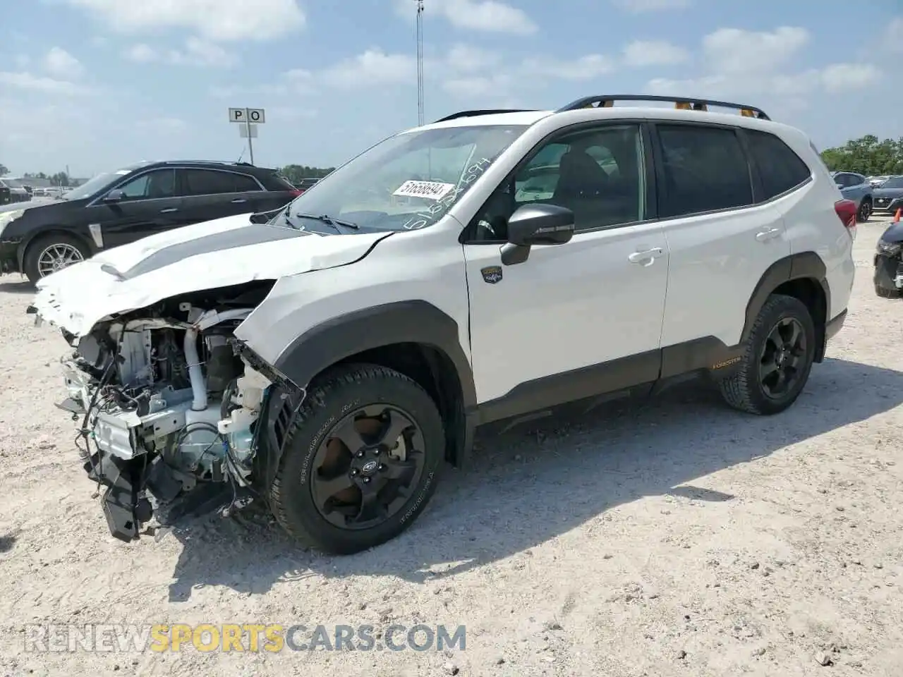 1 Photograph of a damaged car JF2SKAMC0NH523252 SUBARU FORESTER 2022