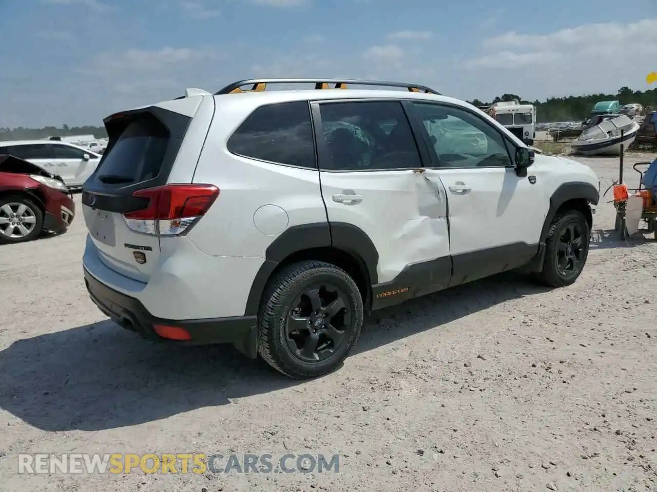 3 Photograph of a damaged car JF2SKAMC0NH523252 SUBARU FORESTER 2022