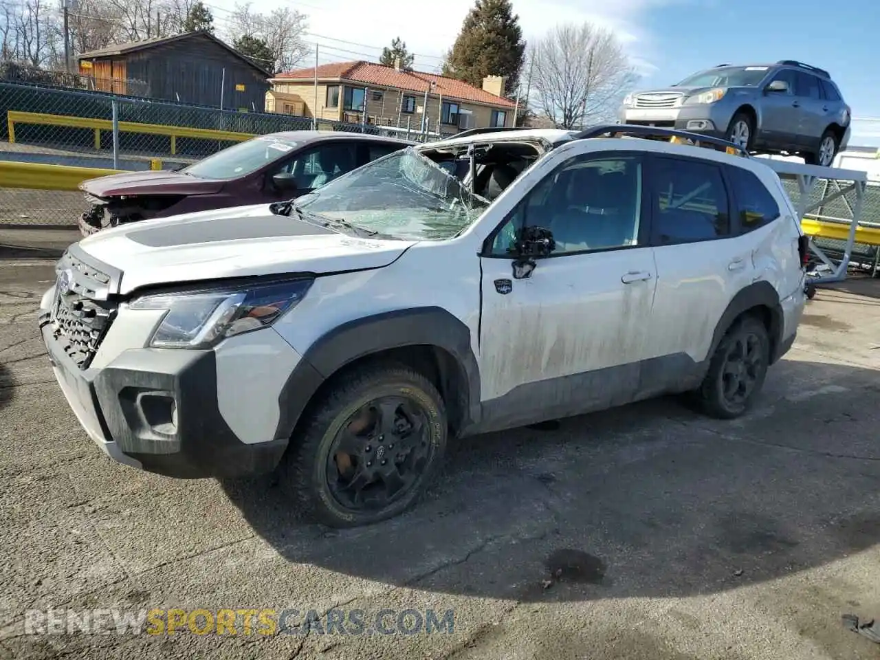 1 Photograph of a damaged car JF2SKAMC0NH527754 SUBARU FORESTER 2022